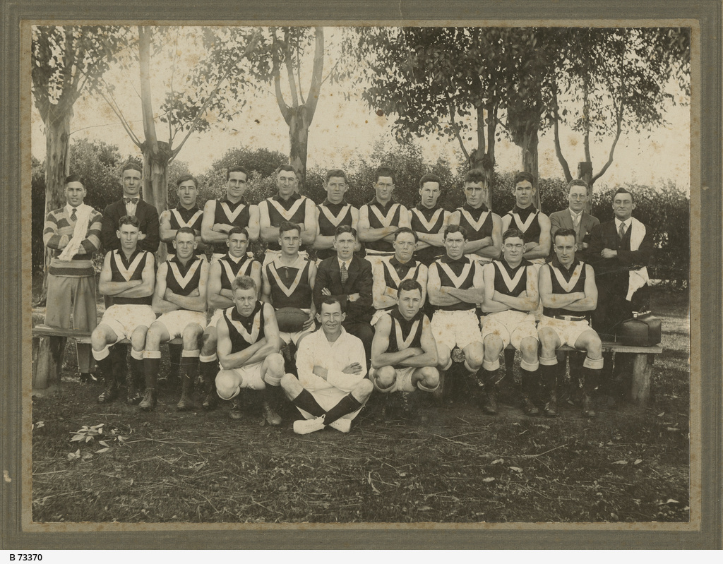 Glenroys Football Club, 1929 • Photograph • State Library of South