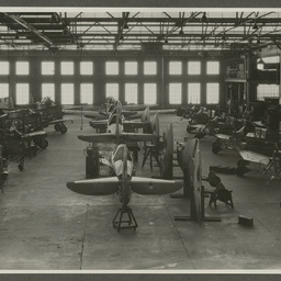 Aircraft under construction.