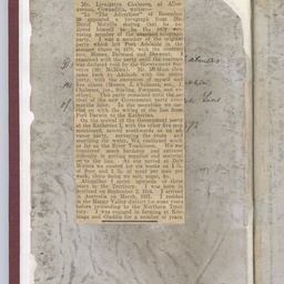 Diary of Livingston Chalmers