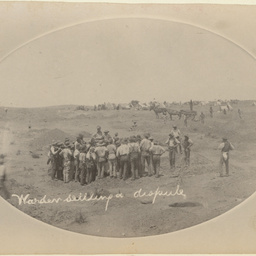 Warden settling a dispute at Teetulpa gold field