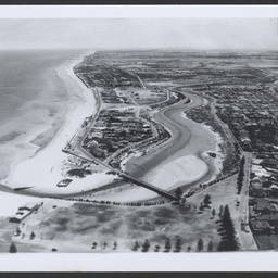 Aerial view of the Patawalonga at Glenelg