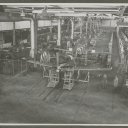 A68 Mustang production line.