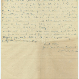 Letters written by Herbert Clough