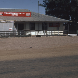 Transcontinental Hotel at Oodnadatta.