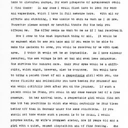 Letters from Carl Linger