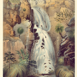 Lower falls of Glen Stuart
