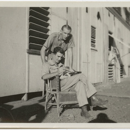 Colin James Ellis, World War II photograph album, Darwin.