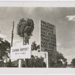 Colin James Ellis, World War II photograph album, Darwin.