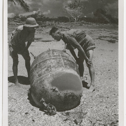 Colin James Ellis, World War II photograph album, Darwin.
