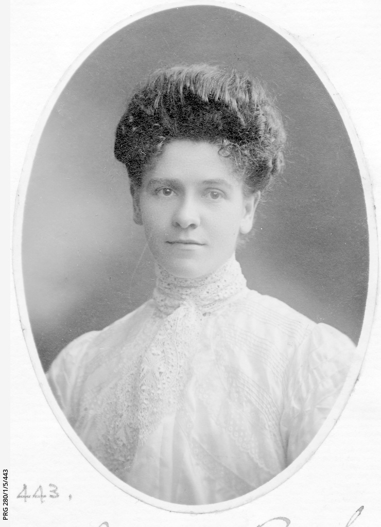 Miss Edith Saunders, daughter of Inspector Richard Saunders of the