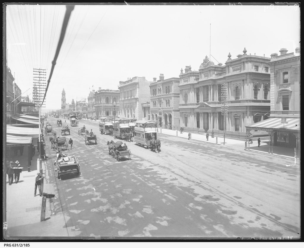 King William Street near Rundle Street • Photograph • State Library of