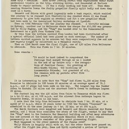 '10th December 1919' by Sir Hudson Fysh, K.B.E., D.F.C., M.Inst.T., F.R.G.S. (Aust).