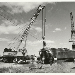 Photographs relating to Messenger Press : trains