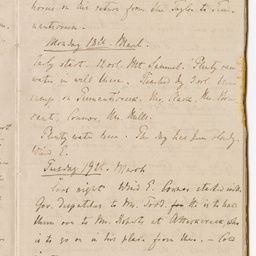 Handwritten diary of Dr Renner.