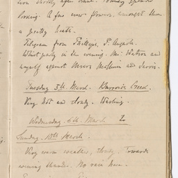 Handwritten diary of Dr Renner.