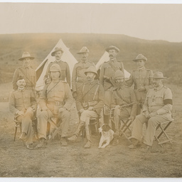 Army personnel in the field