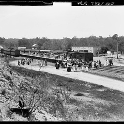 Train at Bridgewater train station