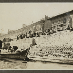 River bank.