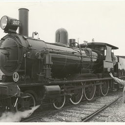 Photographs relating to Messenger Press : trains