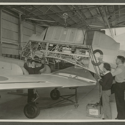 CAC Wackett under construction.